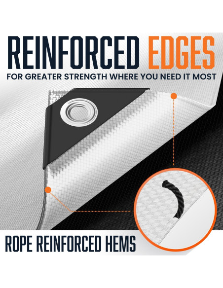 Lona Plástica Impermeable KING-A-MA-JIGS 3.05x3.05m 16 Mil