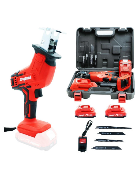 Sierra Recíproca Inalámbrica Dogtooth 21V Compacta con 2 Baterías
