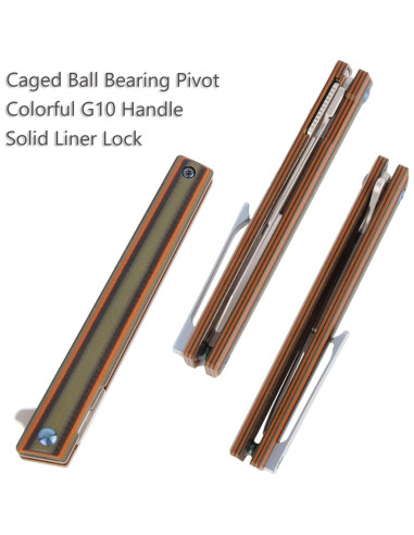 Cuchillo Escalpelo Plegable Tenchilon G37 con 10 Hojas Reemplazables