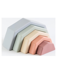 Tazas Apilables Arcoíris Babeehive Goods | Juguete Educativo