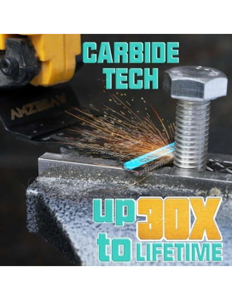 10 Hojas de Sierra Oscilante de Carburo AMZBSAW 3.49 cm