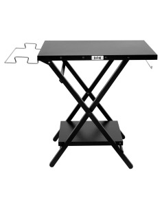 Mesa de Parrilla Plegable Feasto 76.2x60.9cm con Estante Negro