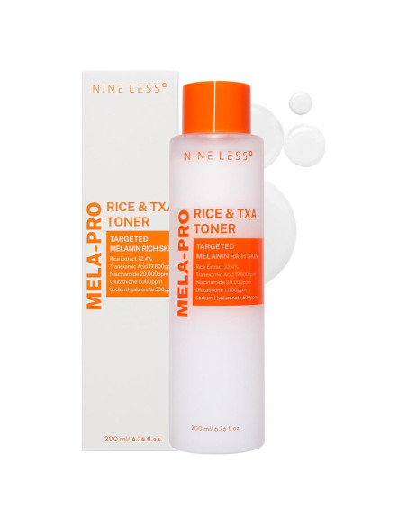 Tónico de Arroz Mela-Pro 200 ml - Niacinamida y Glutatión