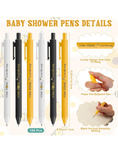 30 Conjunto de Regalos Baby Shower Abejas Engrowtic 2