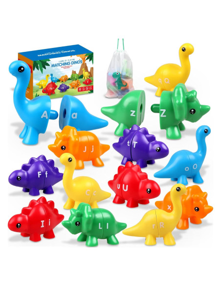 Juguetes Montessori Dinosaurios Alfabeto 1-4 Años - Foshan