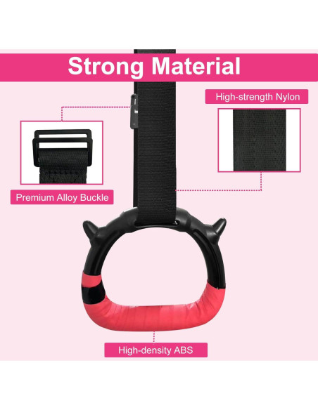 Anillas de Gimnasia RINREA para Niños con Correas Ajustables