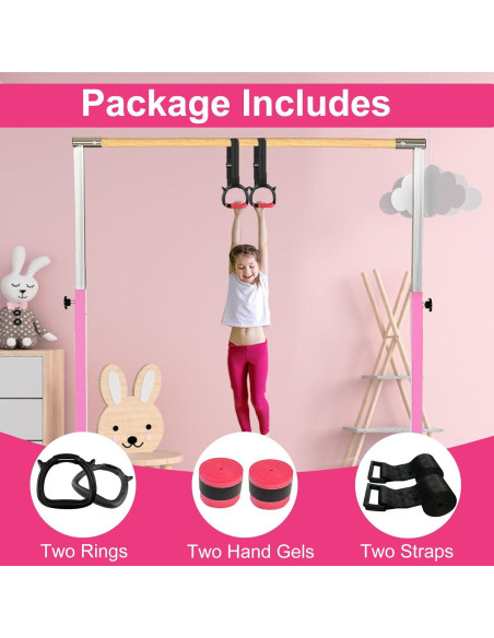 Anillas de Gimnasia RINREA para Niños con Correas Ajustables