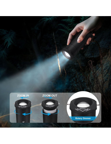 Lámparas de Camping LED EXTRASTAR 2-en-1, 35 Lúmenes, IPX2