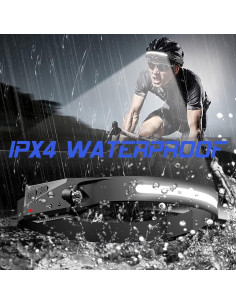 Linterna Frontal Recargable AXRUNZE KH85 8 Piezas LED 230 2