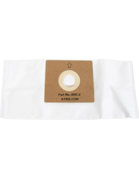 Bolsas de Filtro HEPA Atrix AHC-2 para Aspiradora Turbo Roja - 10 Unidades