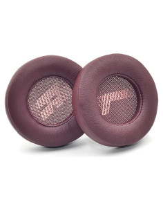 Almohadillas de Reemplazo Defean para Auriculares JBL Live 400BT - Espuma y Cuero Suave (Rojo)