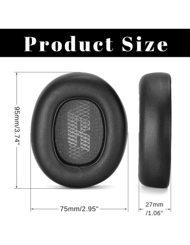 Almohadillas de Reemplazo Elecphbo para JBL E65BTNC y 650BTNC