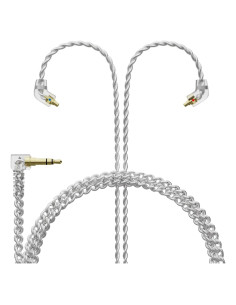 Cable de Auriculares BASN SC100-MMCX Blanco 1.5m Desmontable