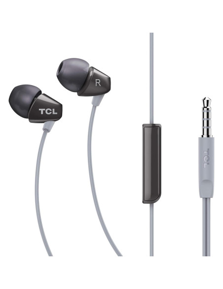 Auriculares Intrauditivos TCL SOCL100 - Negro, Aislamiento de Ruido