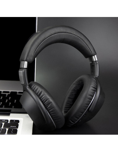 Funda de Diadema SOULWIT para Auriculares Sennheiser PXC550 II - Negro
