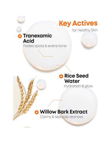 Tónico de Arroz Mela-Pro 200 ml - Niacinamida y Glutatión