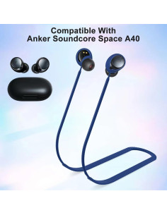 Correa Antipérdida Silicona Anker Soundcore Space A40 - 2 Pzs 2