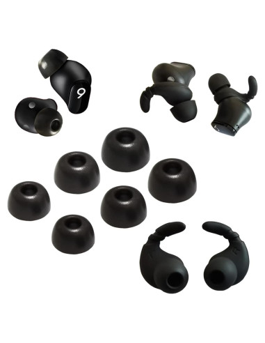 Puntas de oído Luckvan para Beats Studio Buds - Espuma negra