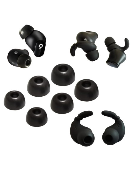 Puntas de oído Luckvan para Beats Studio Buds - Espuma negra