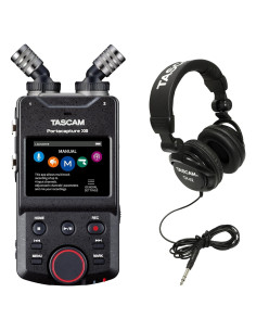 Grabadora Portacapture X6 TASCAM + Auriculares TH-02-B