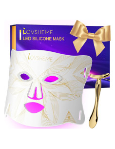 Máscara de Terapia de Luz Roja Lovsheme 320 LEDs Rejuvenecimiento