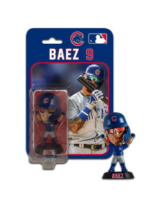 Mini Bobblehead Javier Baez Chicago Cubs Edición Limitada 10 cm