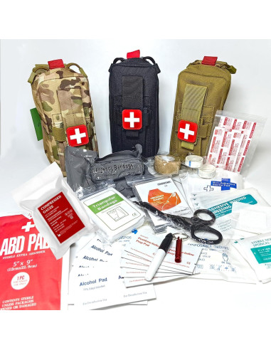 Kit de Trauma IFAK Vviitop para Control de Sangrado - Compacto y Portátil