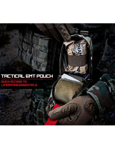 Kit de Trauma IFAK Vviitop para Control de Sangrado - Compacto y Portátil