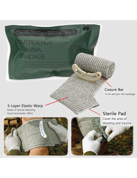 Kit de Trauma IFAK Vviitop para Control de Sangrado - Compacto y Portátil Kit de Trauma IFAK Vviitop para Control de Sangrado - Compacto y Portátil