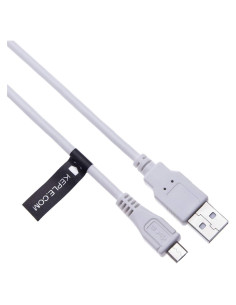 Cable de carga Micro USB Keple 0.46m para auriculares Sony