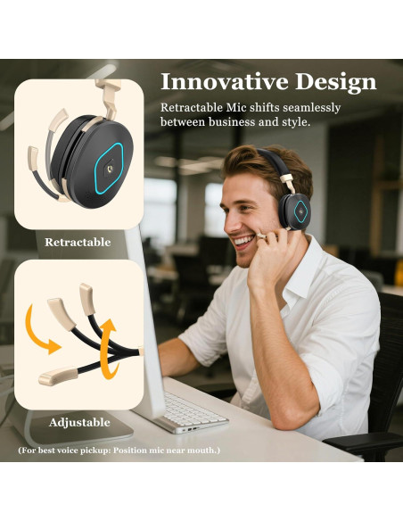 Auriculares Inalámbricos Earby KSG-BT186-G-D con Micrófono