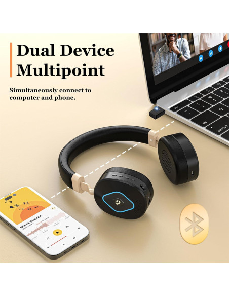 Auriculares Inalámbricos Earby KSG-BT186-G-D con Micrófono