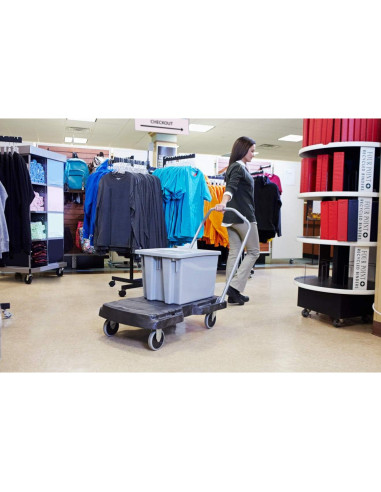 Tapa de Palletote Rubbermaid 49.84x39.84 cm Gris Apilable