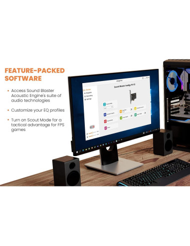 Tarjeta de Sonido Creative Sound Blaster Audigy Fx V2 5.1