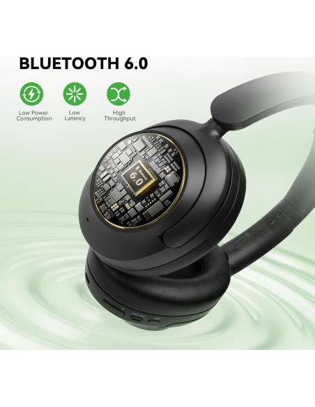 Auriculares OneOdio Focus A6 ANC Bluetooth 6.0 75H Hi-Res