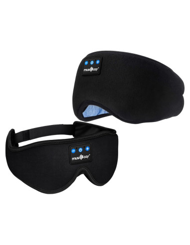 MUSICOZY Auriculares para dormir Bluetooth con máscara 14h