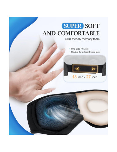 Auriculares Bluetooth para dormir ZHENYEMEI GH03 con 38 sonidos