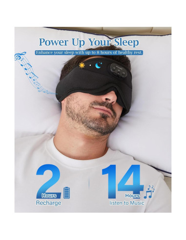 Auriculares Bluetooth para dormir ZHENYEMEI GH03 con 38 sonidos