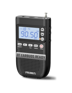 Radio Portátil AM FM PRUNUS J-618 Bluetooth Recargable 2000mAh