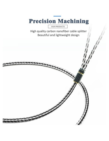 Cable de Auriculares GUCraftsman 1.8m Cobre/Plata 7N 4.4mm