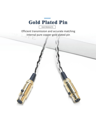 Cable de Auriculares GUCraftsman 1.8m Cobre/Plata 7N 4.4mm