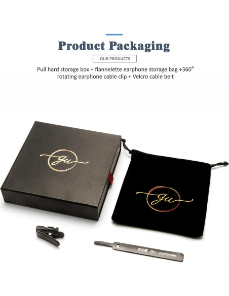 Cables de Reemplazo GUCraftsman 6N Cobre para Sony MDR-MV1 1.5m