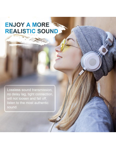 Cable Estéreo 3.5mm Gneinour con Adaptador 6.35mm 1.2m