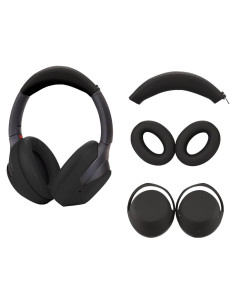 Set de 3 Accesorios de Silicona para Auriculares Sony WH-1000XM4/WH-1000XM3 - Negro
