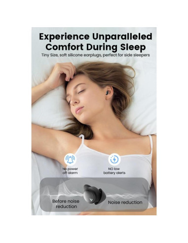 Auriculares Inalámbricos para Dormir CuiSuto My002UN Negro