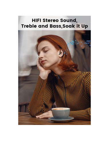 Auriculares Inalámbricos para Dormir CuiSuto My002UN Negro