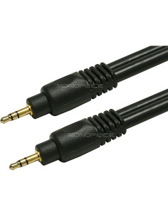 Cable de Audio Monoprice 3.5mm Estéreo Macho 1m Baño Oro 2