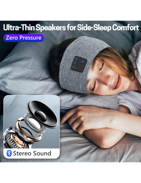 Auriculares Inalámbricos Bluetooth Aurya para Dormir Banda Cabeza