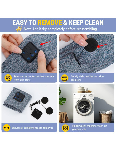 Auriculares Inalámbricos Bluetooth Aurya para Dormir Banda Cabeza