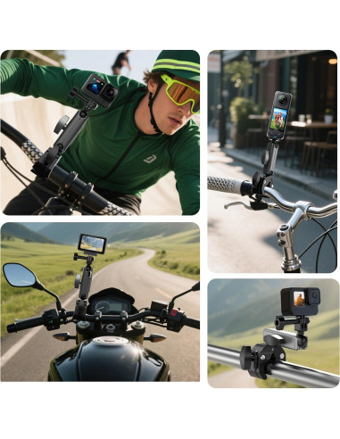 Soporte de Manillar Ajustable MC-10 para Cámaras GoPro y DJI